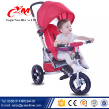 Meilleure qualité 3 roue bébé tricycle poussette Alibaba vente / mignon bébé garçon tricycle / luxe enfants trike vélo pour bébé avec EN71